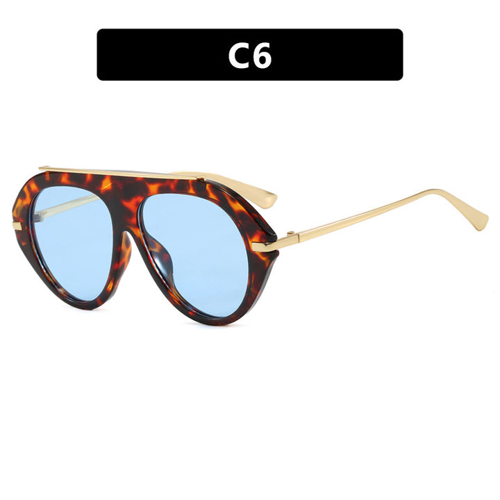 Dame solbrille i elegant heksagon-design Skanto