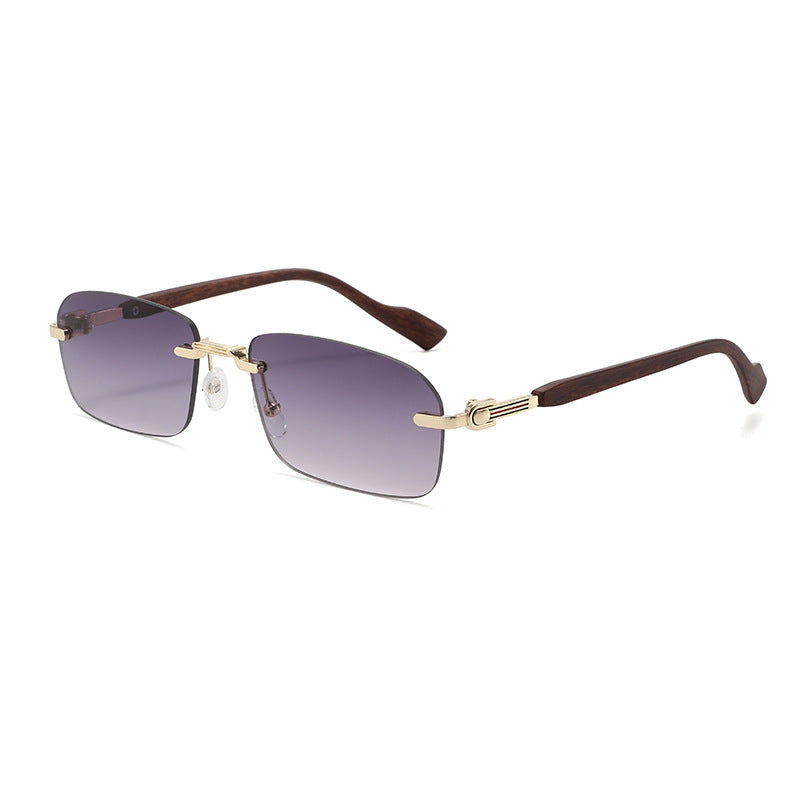 Men's Sleek Geometric Frame Sunglasses Skanto