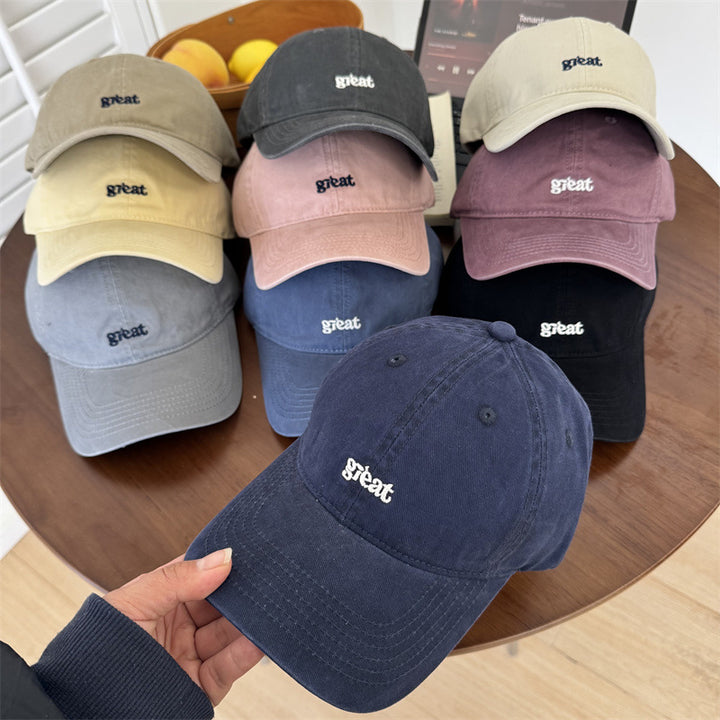 Herre Casual Bomull Justerbar Baseball Caps Skanto