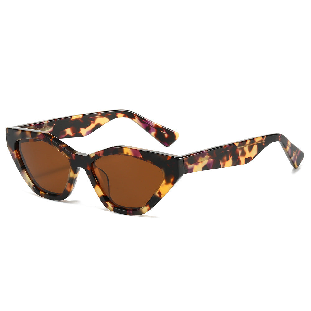 Dame Cat-Eye solbrille med unikt design og høy kvalitet UV-beskyttelse Skanto