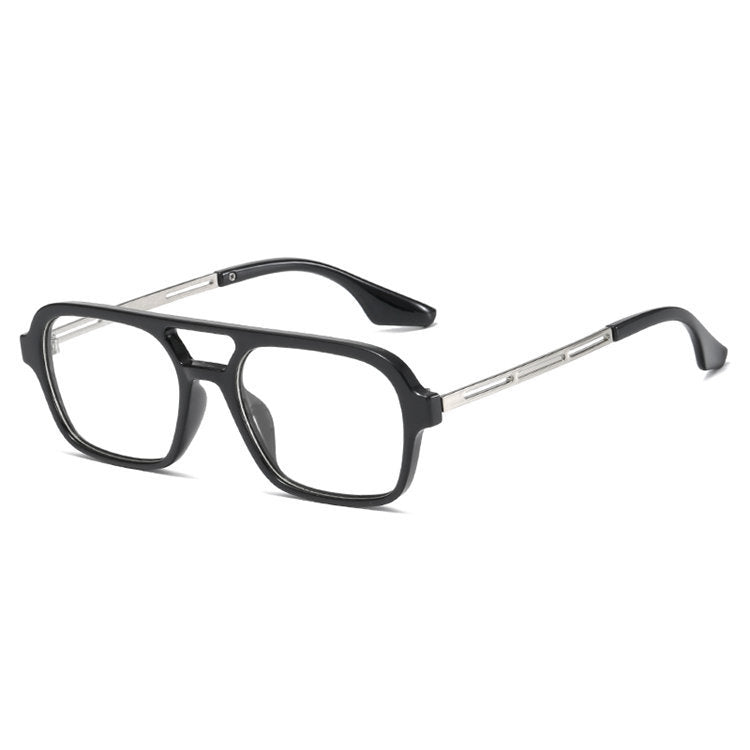 Dame designer solbrille med blå linser Skanto