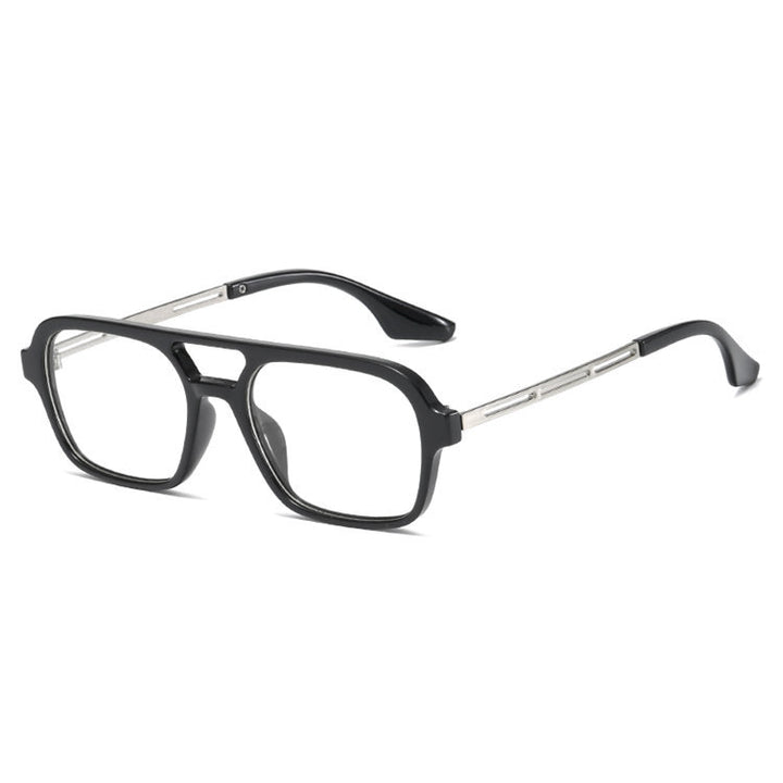 Dame designer solbrille med blå linser Skanto