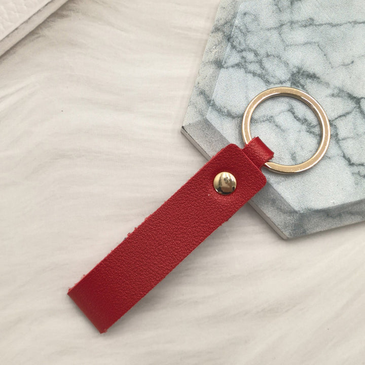 Unisex nøkkelring med elegant kunstskinndesign Skanto