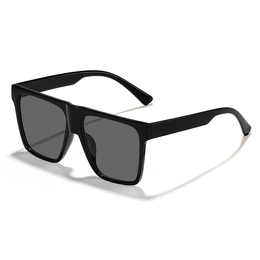 Dame kvadratisk solbrille i elegant design med myke linser Skanto