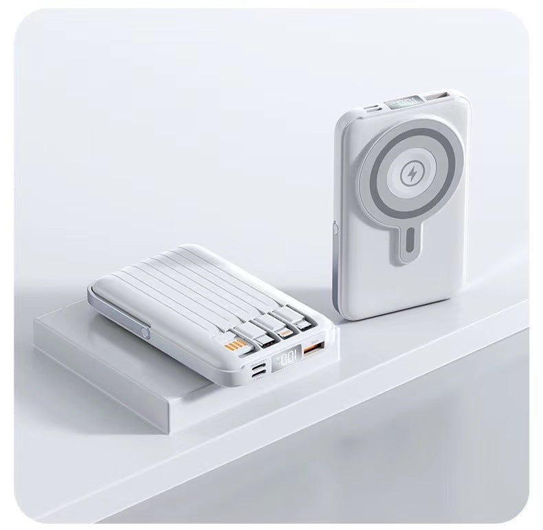 Bærbar Powerbank med intelligent hurtigladefunksjon og LED-skjerm Skanto