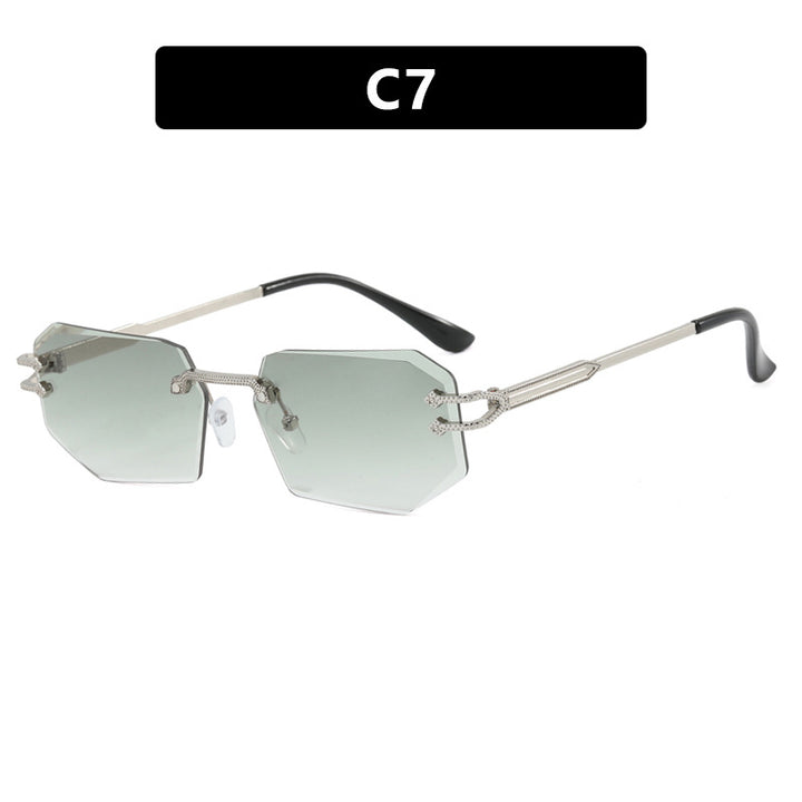 Damer geometrisk mote-solbrille Skanto