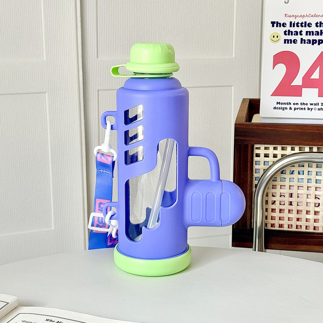 Damen Trendige Wasserflasche mit innovativem Design und praktischem Tragegriff Skanto