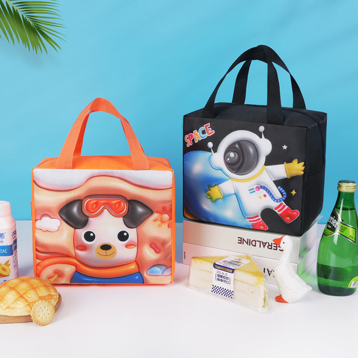 Kjølebag med lekent kattemotiv Skanto