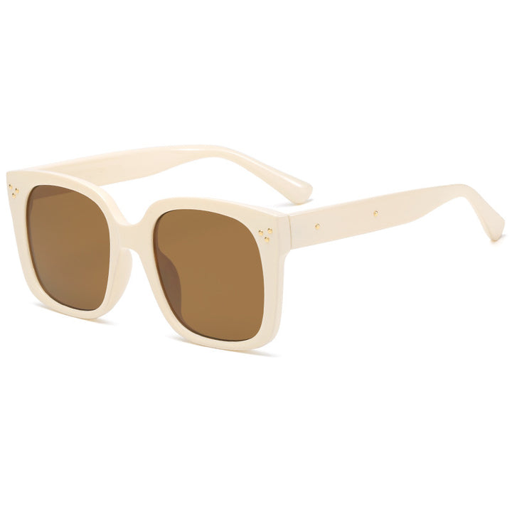 Dame firkantet solbrille med innovativ ramme og UV-beskyttelse Skanto