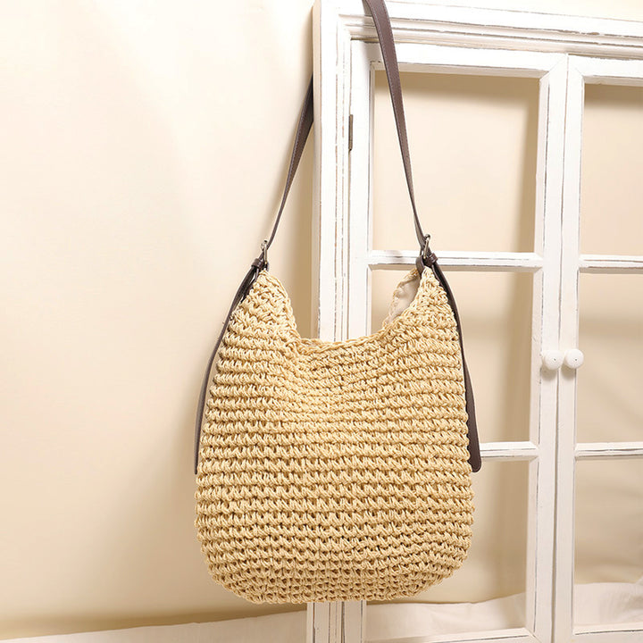 Lett handbag med bred skulderstropp Skanto