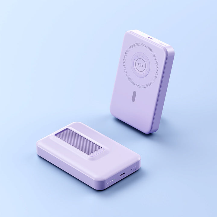 Bærbar Powerbank med innovativ magnetteknologi og integrert hurtigladingsfunksjon Skanto