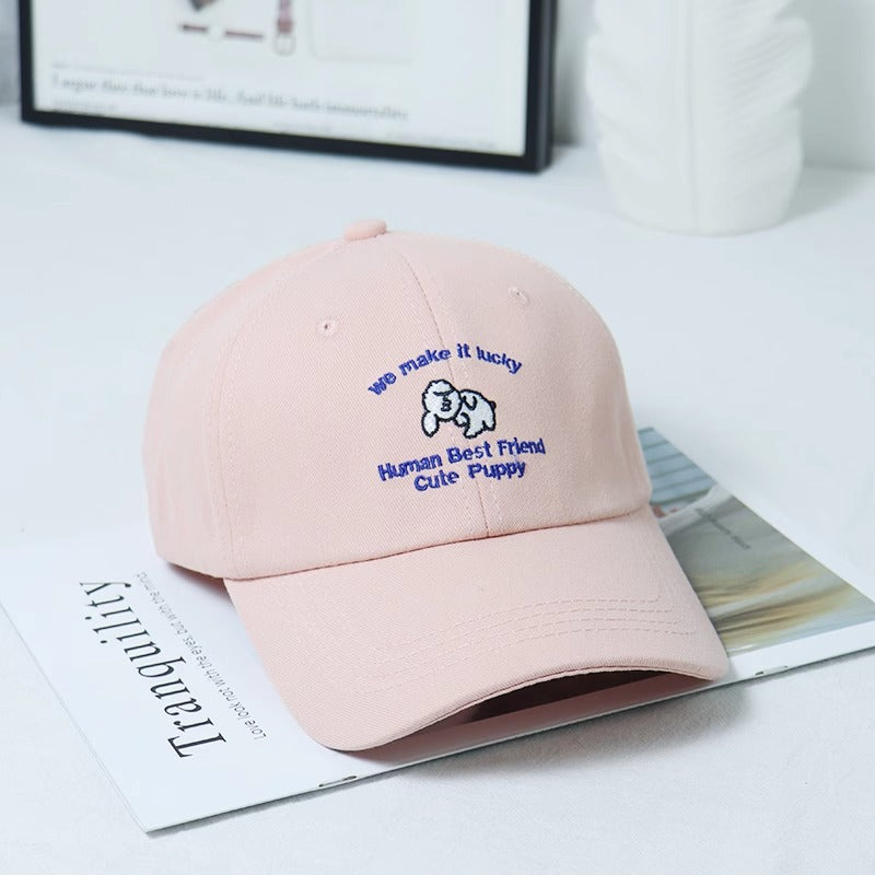 Kvinne Brodert Valpe-tema Baseball Cap Skanto