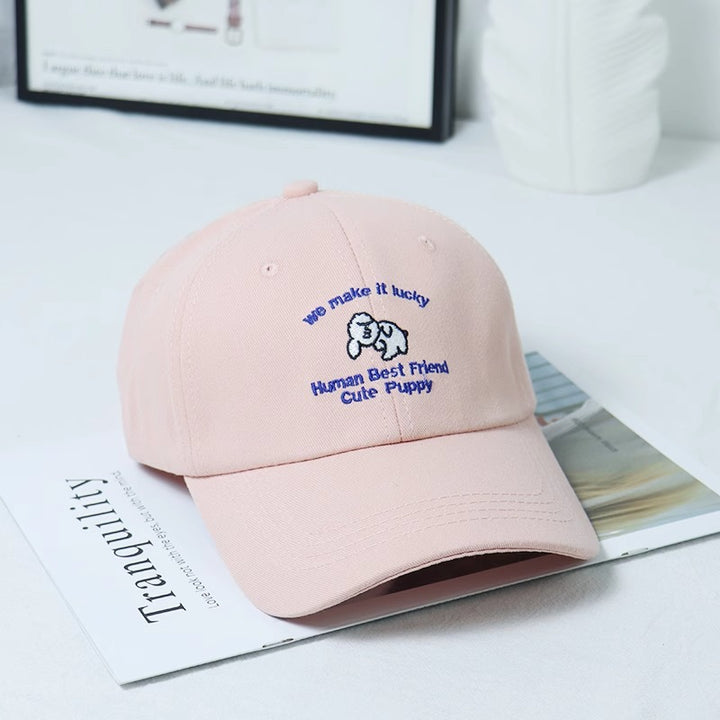Kvinne Brodert Valpe-tema Baseball Cap Skanto