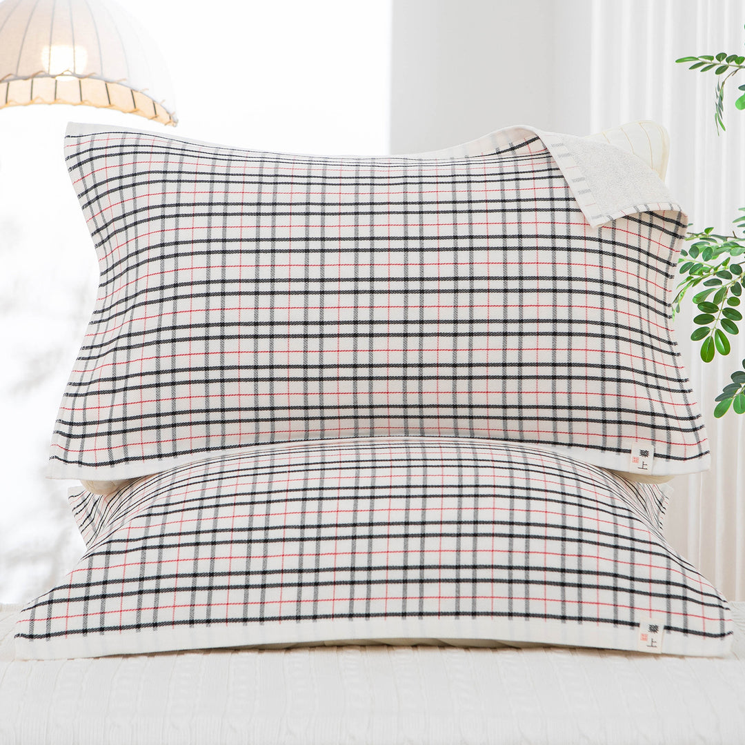 Damens putetrekk i klassisk rutete design Skanto