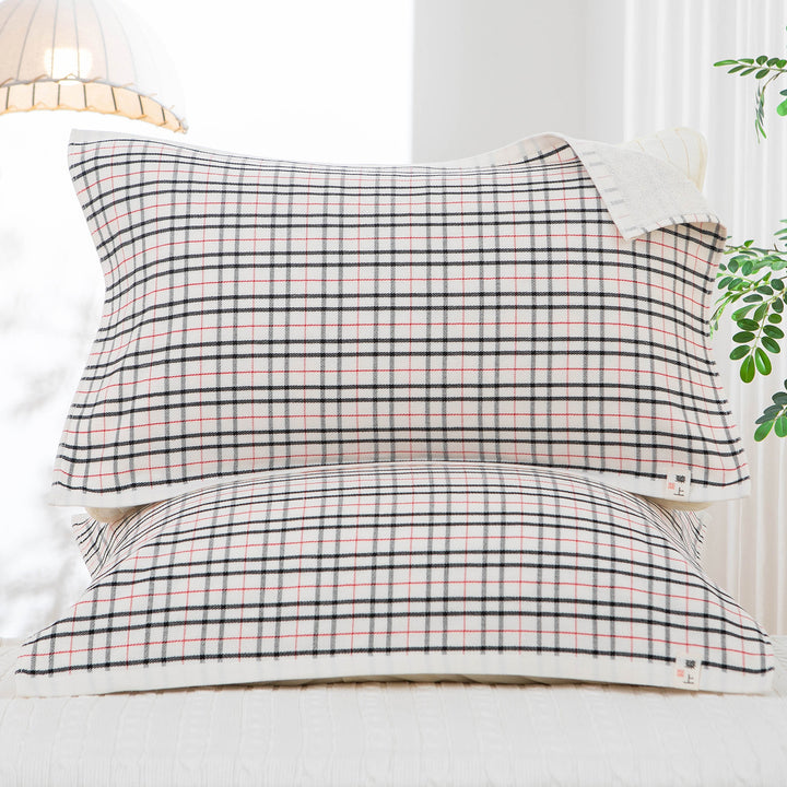Damens putetrekk i klassisk rutete design Skanto
