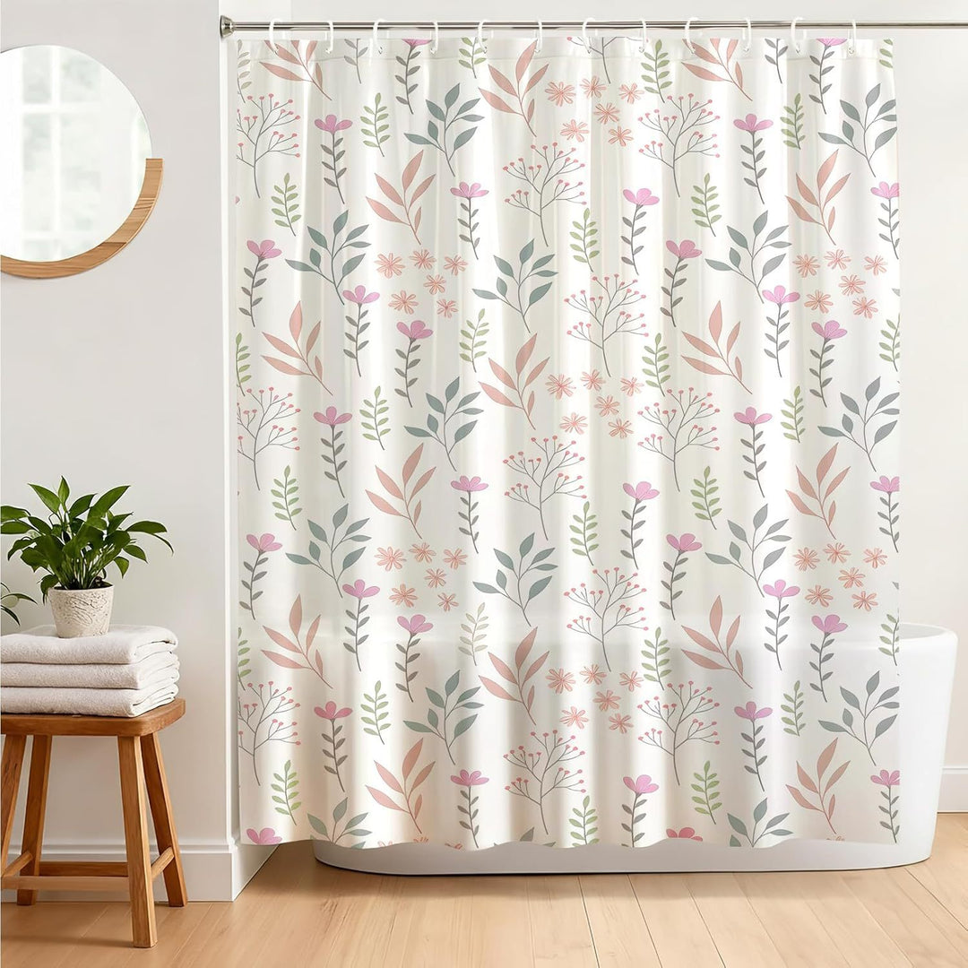 Blomstertrykk dusjkappe Skanto