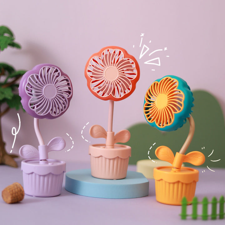 Damer Dekorativ Mini-Vifte med Blomsterdesign Skanto