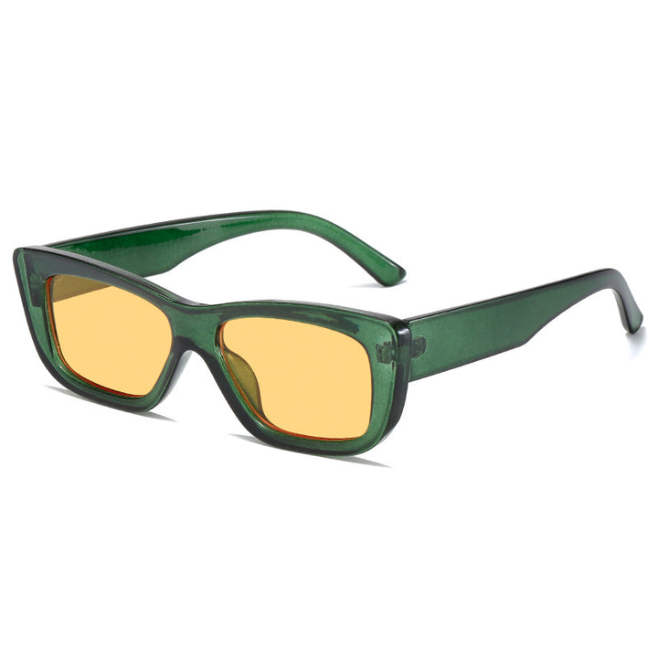 Dame moteriktig solbrille med rektangulært ramme Skanto