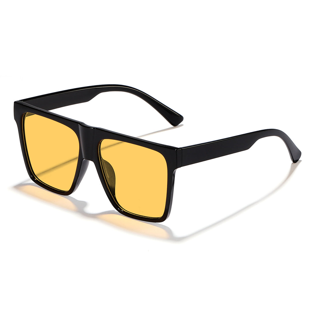 Dame kvadratisk solbrille i elegant design med myke linser Skanto