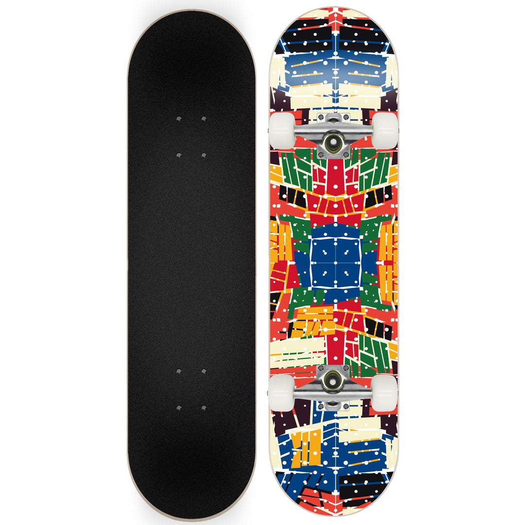 Skateboard med Galaxy Design Skanto