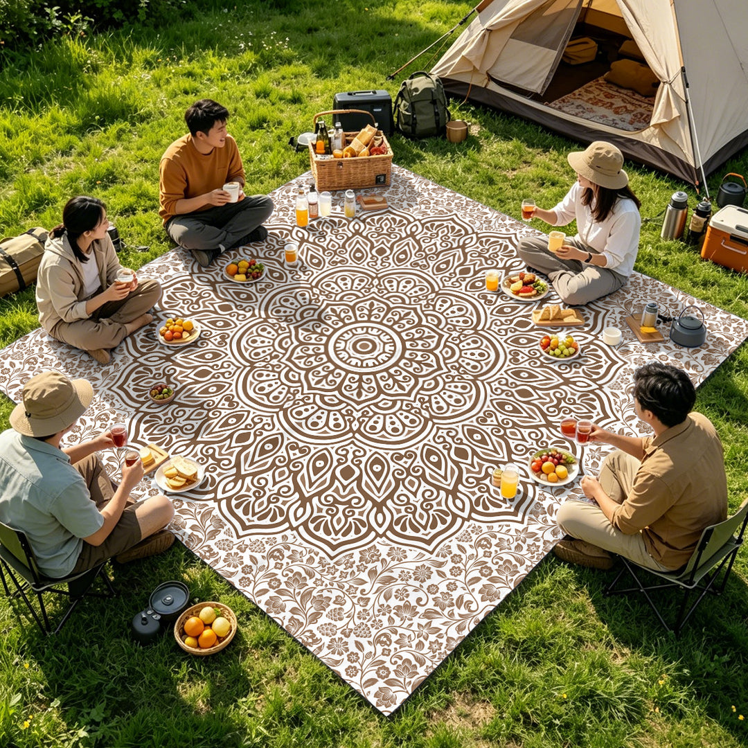 Mandala Design Strandmat Skanto