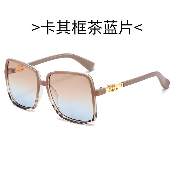 Damer modische solbrille med unik fargegradiant Skanto