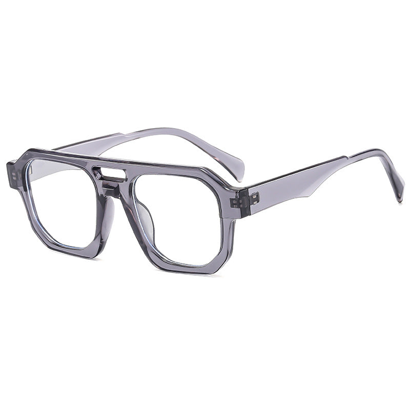 Dame eksklusiv polygonal solbrille med luksuriøst skjoldpadde-mønster Skanto