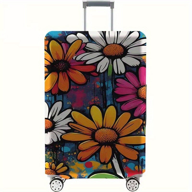 Blomsterillustrert Hard Skall Reise Koffert Skanto