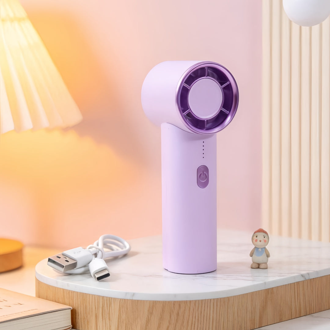 Dame bærbar mini-vifte med ergonomisk design Skanto