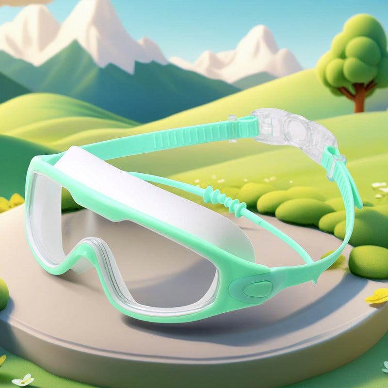 Vanntett svømmebrille med justerbar nesestykket Skanto
