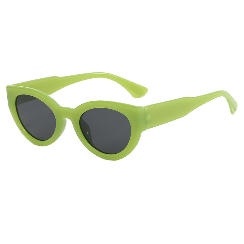 Dame moteriktig firkantet solbrille med speilende glass Skanto
