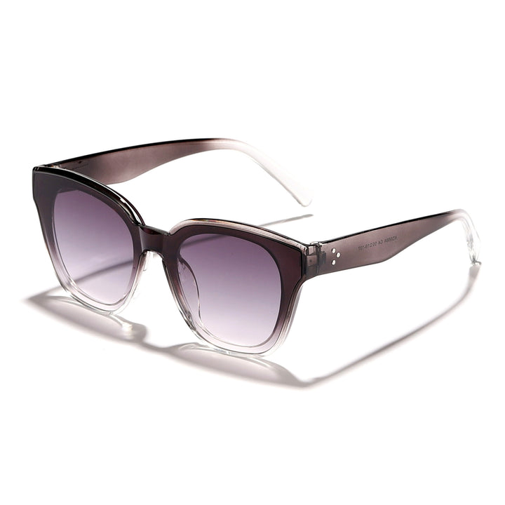 Dame moteriktig solbrille med bred ramme og myke linser Skanto