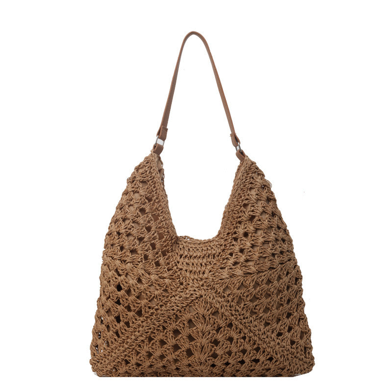 Makramee Skulderveske I Moderne Design Skanto