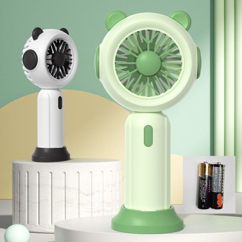 Unisex Bærbar Håndvifte i søtt Pandadesign Skanto