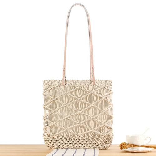 Modern Macrame Tote Bag Skanto