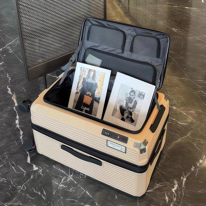 Unisex Premium Multi-Compartment Reise Koffert Skanto