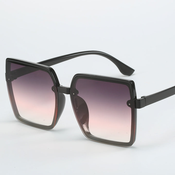 Damer oversized solbriller med kvadratisk ramme Skanto