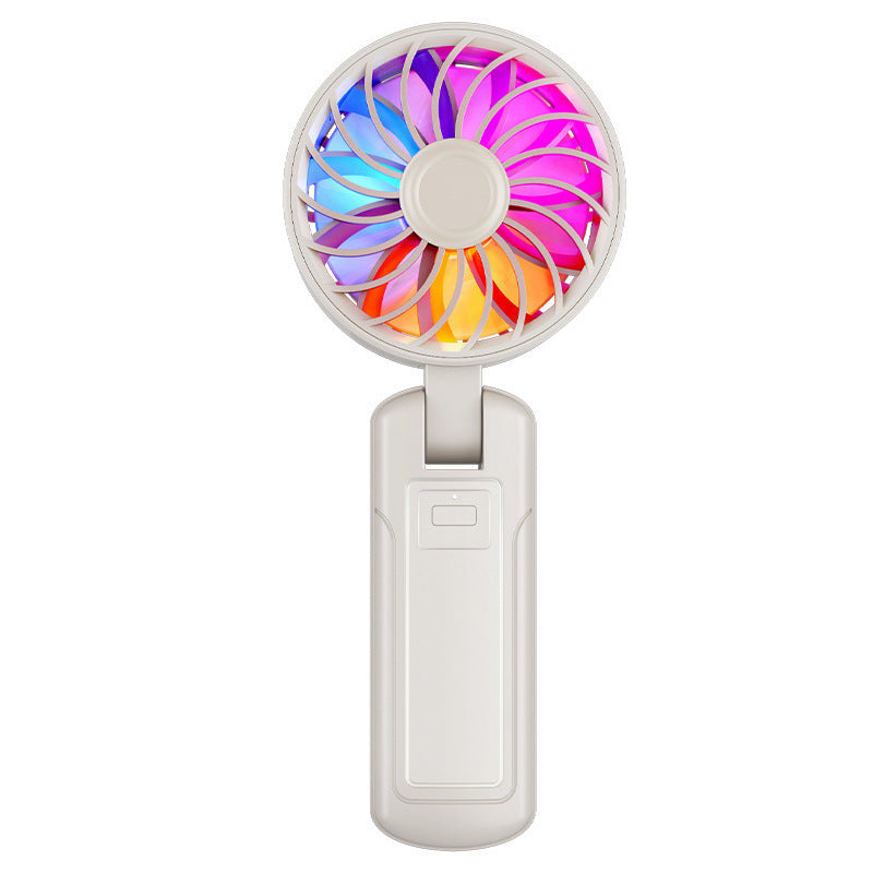 Dame bærbar LED-vifte med ergonomisk design Skanto