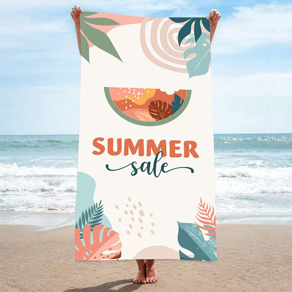 Women's beach towel with creative golf theme Skanto