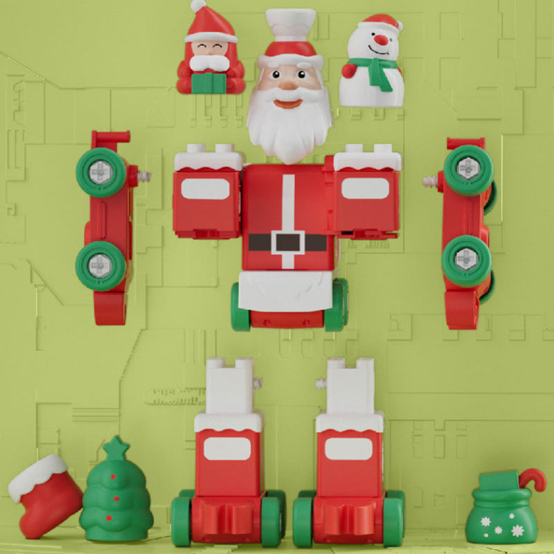 Skanto | 2i1 Transformerende Juletog og Julenisse Robot