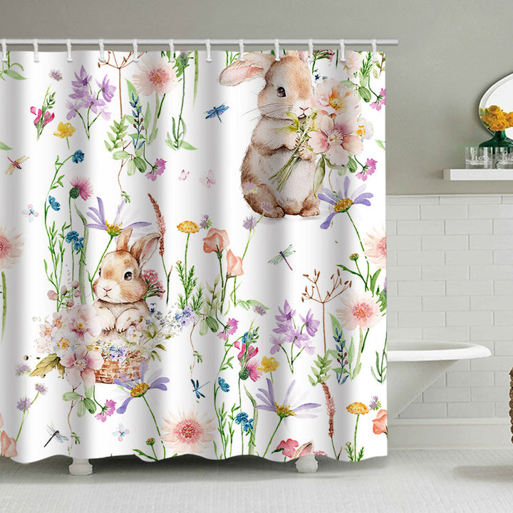 Fantasifull Kanin Print Dusjforheng Skanto