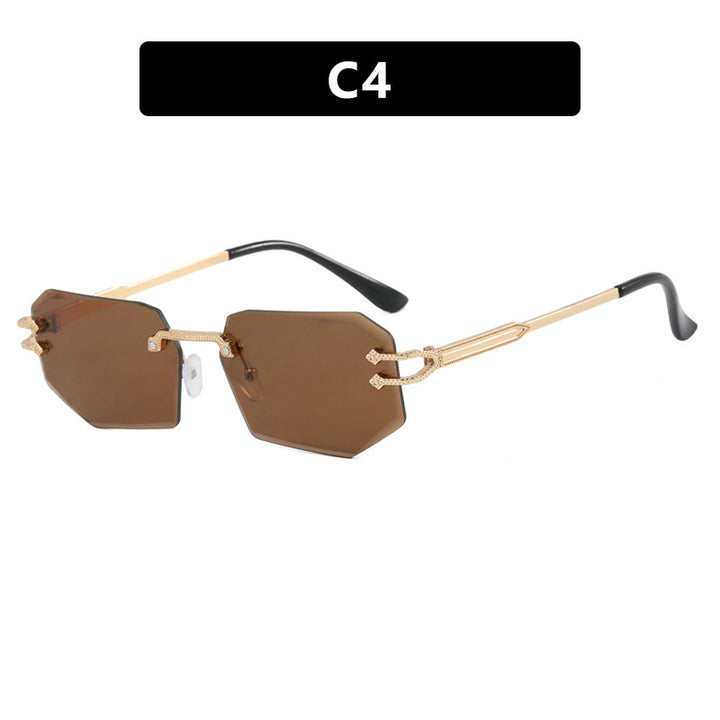 Damer geometrisk mote-solbrille Skanto