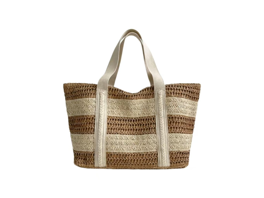 Stilig strandveske med strukturert design Skanto
