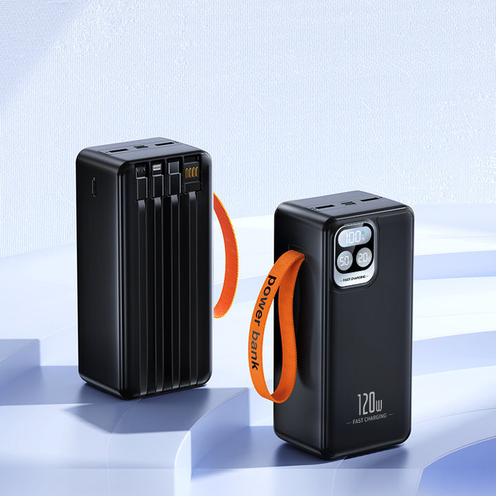 Høyytelses powerbank med hurtigladingsfunksjon og multifunksjonell USB-port Skanto
