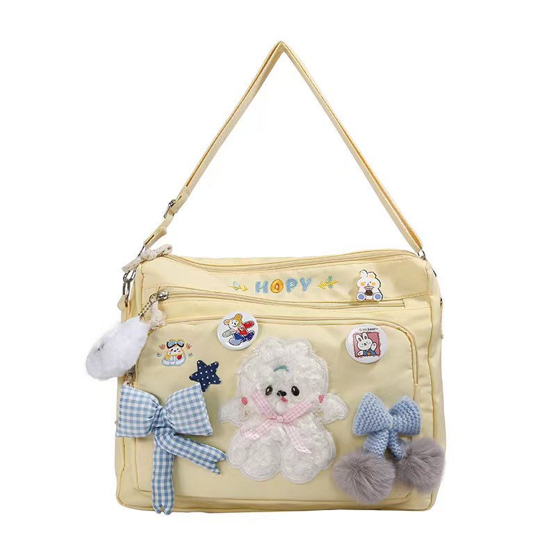 Plush Dekorert Håndveske Skanto