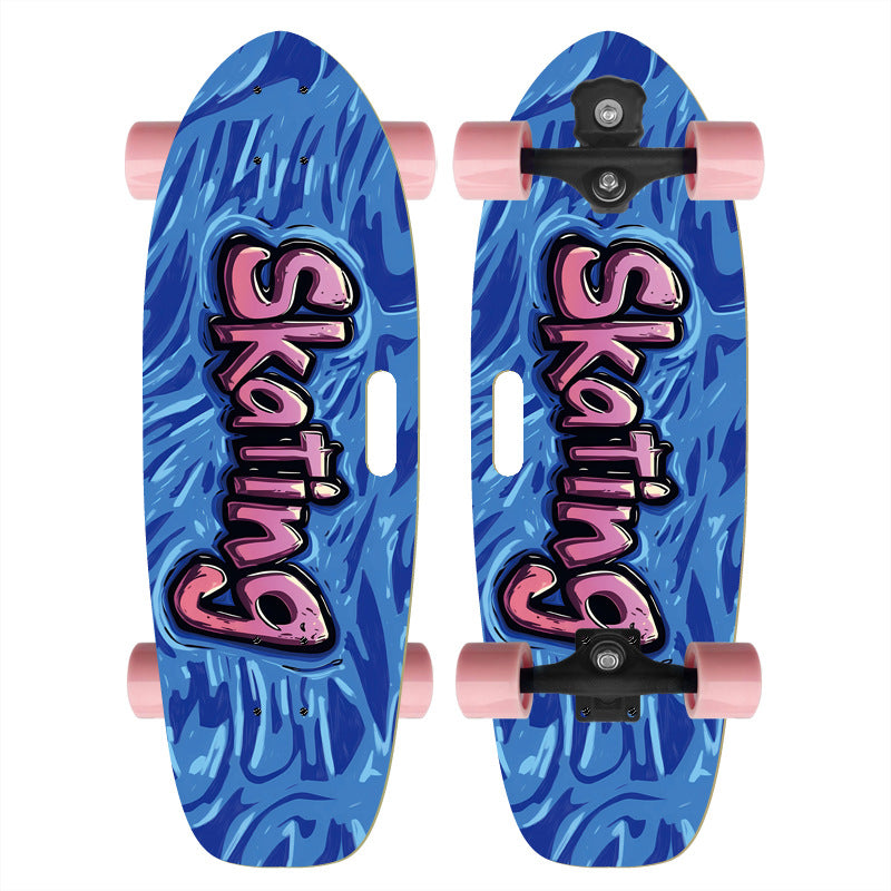 Mini skateboarddekk med teksturert grep Skanto