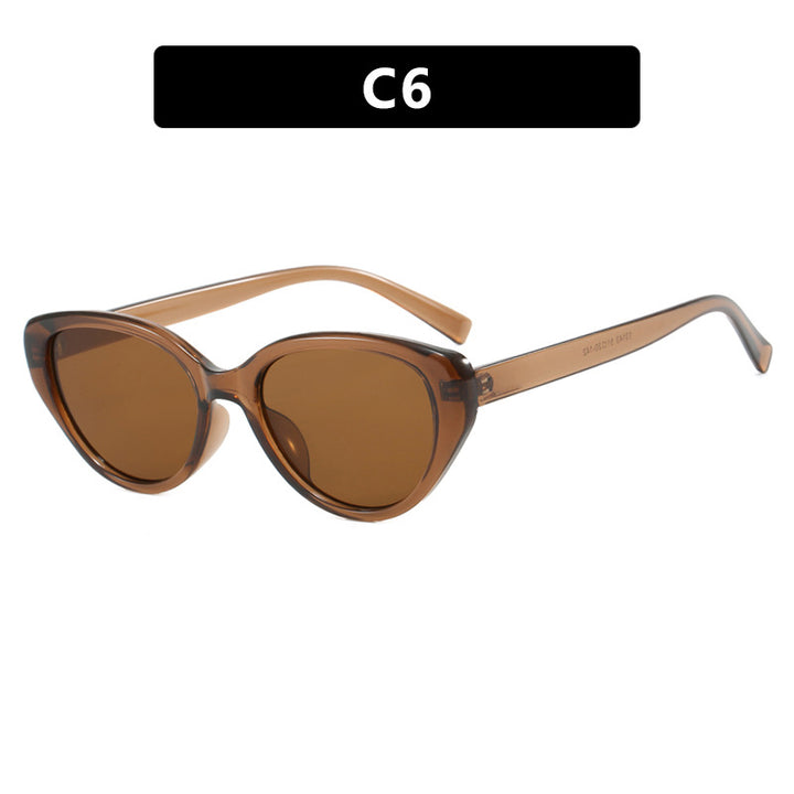 Dame Cat-Eye solbriller med moderne design og UV-beskyttelse Skanto