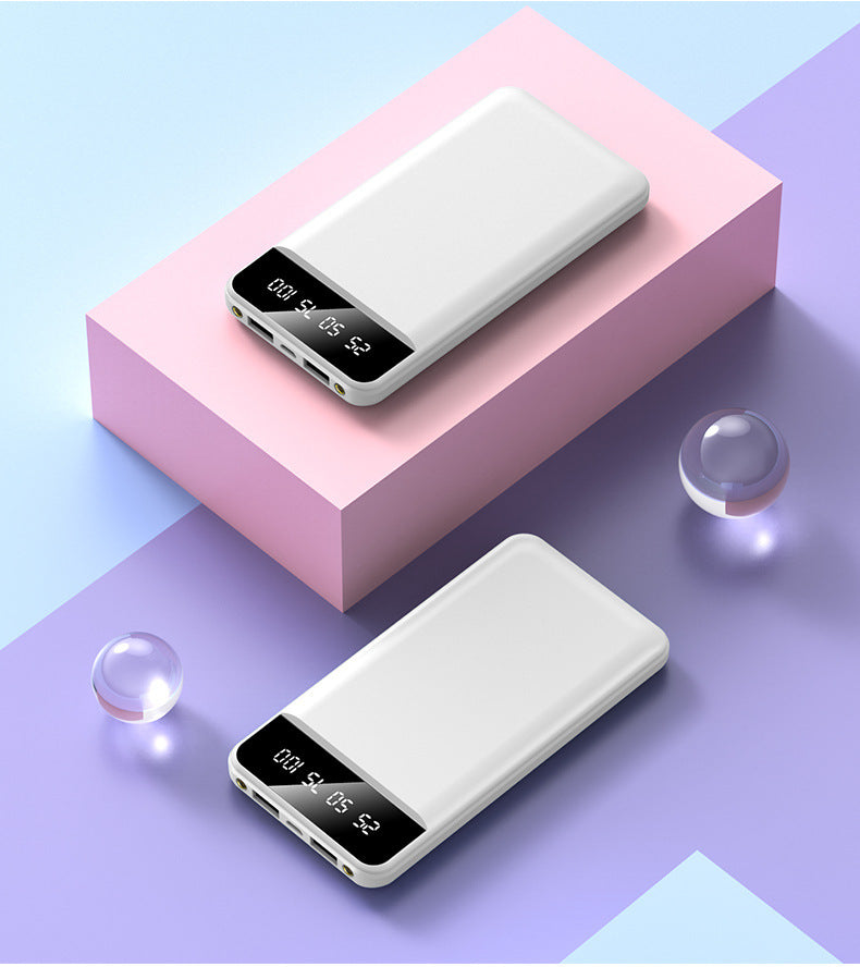 Bærbar powerbank med digital smart skjerm og rask ladingshastighet Skanto