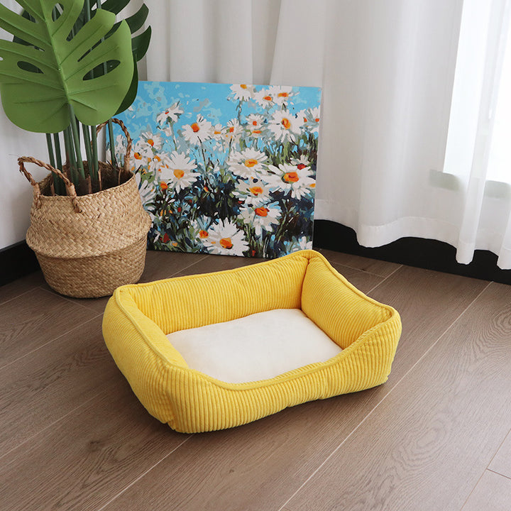 Kordet myk hundeseng