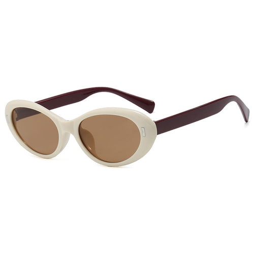 Dame Cat-Eye solbriller med beskyttende UV-filter og stilfull ramme Skanto